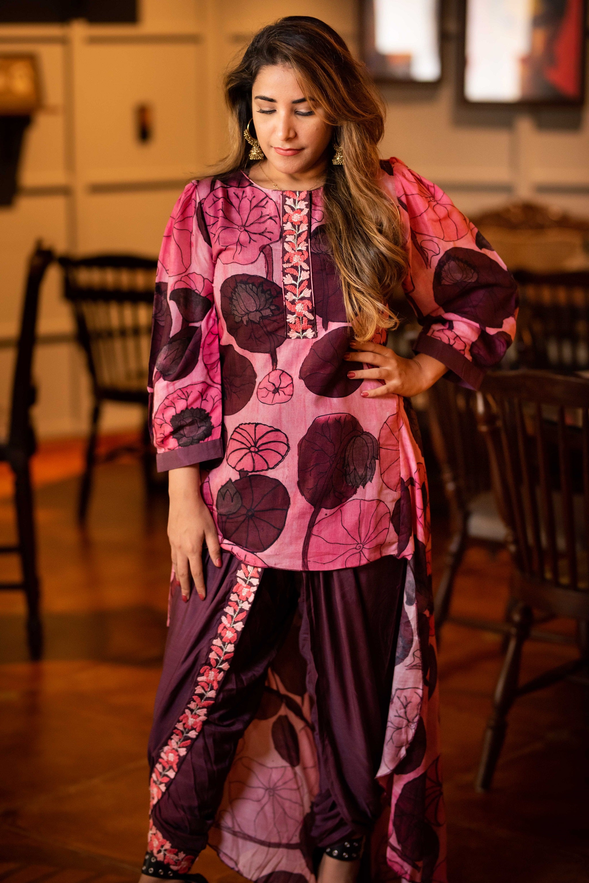 Wholesale Stylish Casual Wear Printed Cotton Short Kurti With Dhoti | Kurti  Supplier | Designer dresses indian, Stylish dresses, Patiyala dress